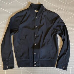 Club Monaco black bomber windbreaker jacket